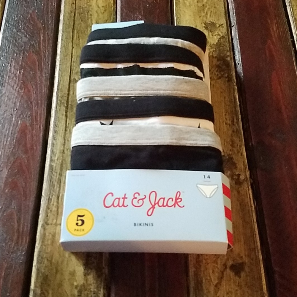 NWT Girls Cat & Jack Bikini underwear - 14